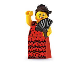 Lego Minifiguur Flamenco Danseres