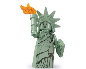 Lego Minifiguur Vrijheidsbeeld - Lady Libarty