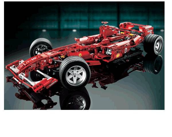 8674 - LEGO Racers Ferrari F1 1:18