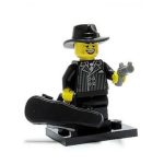 Lego Minifiguur Gangster met gitaarkoffer