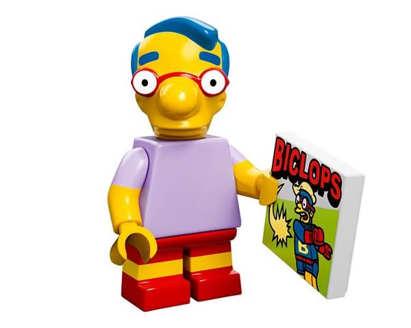 LEGO Minifiguur Milhouse -- Biclops comic