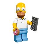 LEGO Minifiguur Homer -- Donut and remote control