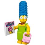 LEGO Minifiguur Marge -- Donut Fancy magazine and purse