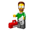 LEGO Minifiguur Ned -- "I love South Paws" cup and toolbox