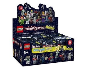 71010 - LEGO Minifiguur Minifiguur Serie 14 Monsters (BOX - 60 stuks)