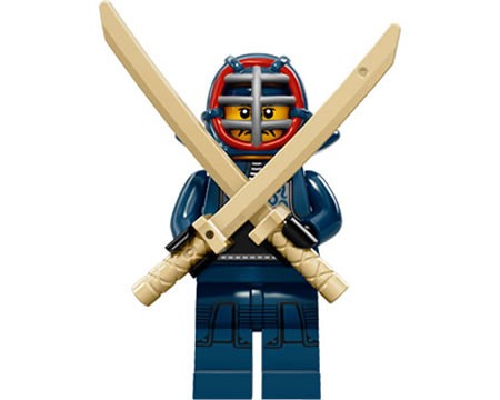 71011 - LEGO Minifiguur Kendo Fighter