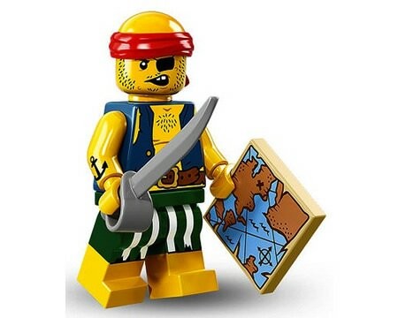 71013 - LEGO Minifiguur Scallywag Pirate