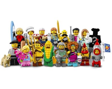 71018 - LEGO Minifiguur 16 stuks Complete Serie 17 -