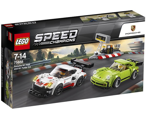 75888 - LEGO Speed Champions Porsche 911 RSR en 911 Turbo 3.0