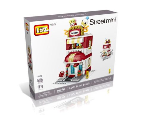 LOZ mini bouwsteentjes - Street Mini 1626 Ice Cream Cold Drink Store