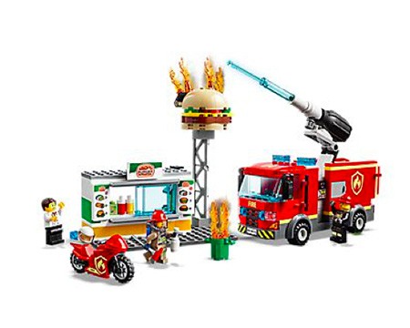 60214 - LEGO City Brand bij hamburger restaurant