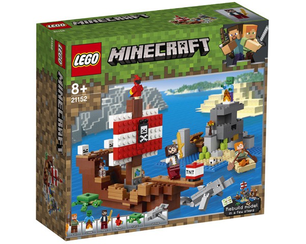 21152 - LEGO Minecraft Avontuur op het Piratenschip