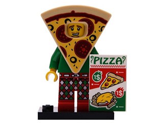 71025 - LEGO Minifiguur Pizza Costume Guy