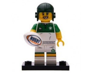 71025 - LEGO Minifiguur Rugby Player