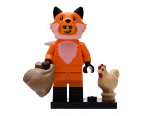 71025 - LEGO Minifiguur Fox Costume Girl
