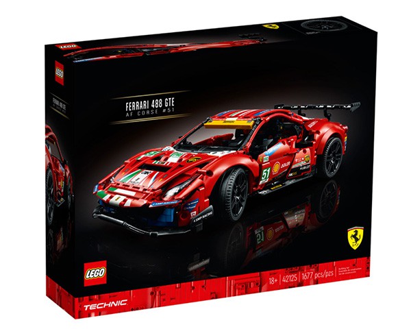 LEGO Technic Ferrari 488 GTE -AF Corse 51-