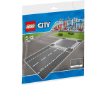 7280 - LEGO City Rechte Wegenplaten en Kruising