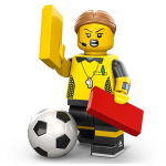 71037 - LEGO Minifiguur voetbalscheidsrechter - Nr. 1