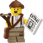 71037 - LEGO Minifiguur Krantenjongen - Nr. 12