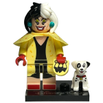 71038 - LEGO Minifiguur Cruella de Vil & dalmatiërpuppy - 100 jaar Disney