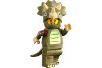 71045 - LEGO Minifiguur Serie 25 | fan in triceratopspak
