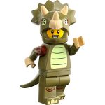 71045 - LEGO Minifiguur Serie 25 | fan in triceratopspak