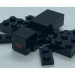 LEGO Minifiguur Black Minecraft Spider | Slim Abdomen