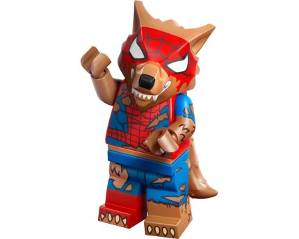 71050 LEGO Minifiguur Peter Parker, Werewolf Spider-Man: Across the Spider: Across the Spider-Verse