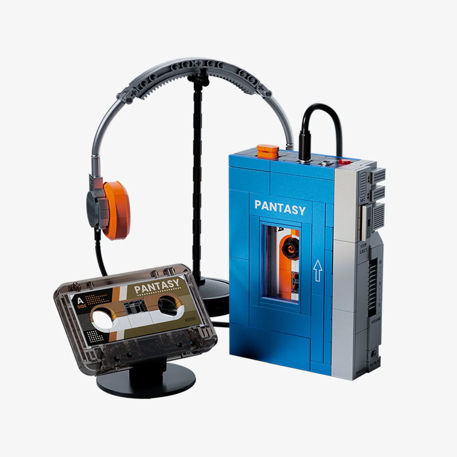 pantasy 85039 cassette player PANTASY 85039 Retro Cassette Player – 581 onderdelen - Afbeelding 1