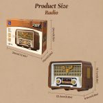 PANTASY 85048 Retro Radio – nostalgische bouwset met sfeervolle verlichting - Afbeelding 4
