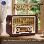 PANTASY 85048 Retro Radio – nostalgische bouwset met sfeervolle verlichting - Afbeelding 2