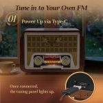 PANTASY 85048 Retro Radio – nostalgische bouwset met sfeervolle verlichting - Afbeelding 9