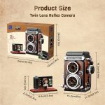 PANTASY 85050 Twin Lens Reflex Camera – bouw je eigen retro fotocamera | 793 onderdelen - Afbeelding 4