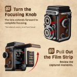 PANTASY 85050 Twin Lens Reflex Camera – bouw je eigen retro fotocamera | 793 onderdelen - Afbeelding 7