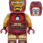 sh1157 - LEGO Minifiguur Marvel | Iron Man met ijsje